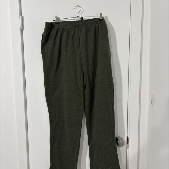 Amazon Essentials Men's Green Fleece Sweatpants Size XXL New Wide Leg Heavy Wtg - Picture 5 of 10
